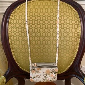 Safe Keeper crossbody floral bag